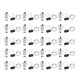 thumbnail image 5 of Soporte de LED para montaje en bisel, 20 piezas Soporte de LED para bisel Botones Indicadores Accesorios Soporte de LED Mejore su experiencia, 5 of 8