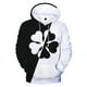 thumbnail image 4 of Sudadera con capucha con estampado 3D de Black Clover para hombre y mujer, unisex, estilo Harajuku, genial, para niños y niñas, de Anime Asta, talla grande, con estampado de Black Clover, 4 of 5