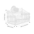 thumbnail image 2 of NUOLUX Porta Acuáticas Transparente Con Ventosa Para Fijar En Acuario Y Decorar, 2 of 7