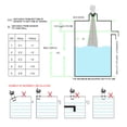 thumbnail image 3 of Medidor De Nivel Del Tanque De Agua Sensor de medidor de nivel de tanque de agua ultrasónico con receptor de transmisor de alarma de tiempo, 3 of 5