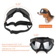 thumbnail image 3 of KYAIGUO Pet Kitten Puppy Glasses, 2.95inch Soft Frame Goggles Sunglasses Dog and Cat Supplies (Silver), 3 of 6