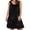 Z1#Black699, variant on Puliio Summer Dresses for Women Sleeveless Crew Neck Loose Mini Floral Print Casual Beach Vacation Sundress