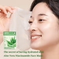 thumbnail image 6 of 20PCS APPTI Aloe Vera Niacinamide Face Mask – Soothing & Brightening Treatment for Calming Irritation, Minimizing Pores & Balancing Tone for a Clear, Even & Hydrated Complexion., 6 of 10