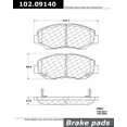 thumbnail image 2 of Centric 102.09140 Disc Brake Pad, 2 of 2