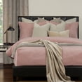 thumbnail image 2 of SIScovers Mixology Padma 3 Piece Bed Cap Comforter Set with Sewn Corners French Pink Twin, 2 of 5
