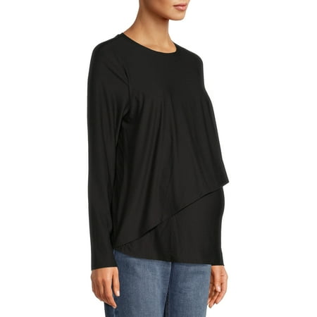 

Time and Tru Women s Maternity Tulip T-shirt