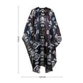 thumbnail image 2 of thinsony Haircut Cape Cloth Waterproof Anti Static Printing Easy Clean for Perming, 2 of 8