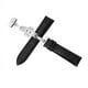 thumbnail image 3 of Correa de cuero con doble presión y hebilla de mariposa automática, cadena de reloj de cuero para hombres y mujeres, 3 of 3