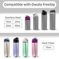 thumbnail image 2 of Replacement Cap for Owala Freesip – One-Button Top Lid Compatible with Owala Water Bottles 16oz 24oz 32oz 40oz, BPA-Free, Leakproof, Dishwasher Safe Accessory, 2 of 7