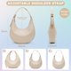 thumbnail image 3 of Bolso de mano Keyli de piel impermeable para mujer, color caqui, 3 of 5