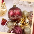 thumbnail image 6 of Nkmbld 42Pcs Christmas Balls Ornaments Christmas Decorations Plush Christmas Balls Set Gift Box Christmas Tree Pendant for Garden, Backyard, Holiday, 6 of 8