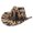 F-636Khaki, variant on ZHOGXU Cowboy Hat For Women And Men Leopard Print Ethnic Style Wide Brim Stylish Comfortable Caps For Stage Performance Party Beige M