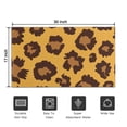 thumbnail image 5 of Yellow and Black Of Leopard Print Door Rugs,Washable Non Slip Door Mats Indoor,Decorative Door Mats,Entry Mat Indoor for Entrance,Bedroom,Kitchen,Bathroom,17"x30", 5 of 6