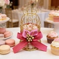 thumbnail image 3 of Snack Box Container European Style Gold Birdcage Iron Candy Box for Wedding, Storage, 3 of 7