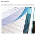 thumbnail image 3 of Shisuyan Monthly Calendar Wall Calendar Multi Colored Paper 1Pcs 17In X 12In, 3 of 8