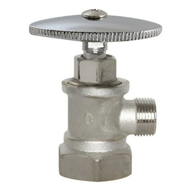 Llave Dogotuls Control Angular Lavabo Compresión 1/2x1/2 Pulgada Color Plateado