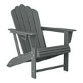 thumbnail image 5 of WestinTrends Highland Outdoor Patio HDPE Adirondack Chair With Cup Holder, Gray, 5 of 17
