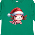 thumbnail image 4 of Inktastic Christmas Axolotl Boys or Girls Long Sleeve Toddler T-Shirt, 4 of 5