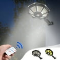 thumbnail image 1 of Fiudx Luces Solares para Jardín, Focos Impermeables para Exteriores, Iluminación Solar Inalámbrica para Patio, Ip65 Resistente a La Intemperie, Encendido y Apagado Automático, Fácil Instalación, Colo, 1 of 7