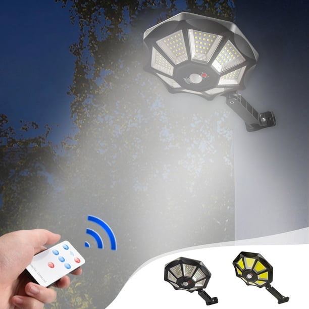 Focos solares para paisajes: luz cálida y blanca 2-en-1, impermeables IP65, luces inalámbricas solares para jardín, sendero, jardín