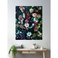 thumbnail image 2 of Night Garden Owls Poster Wall Art, Modern Wall Decor For Living Room Bedroom, 16x24 UNFRAMED, 2 of 3