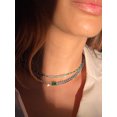 thumbnail image 2 of ChainsHouse Green Diamond Cuban Link Choker Necklaces for Women/Men,Stainless Steel Customized Birthstone Chain Necklaces Jan - Dec 12 Months for Her Birthday Christmas Jewelry Gift(Box）, 2 of 9