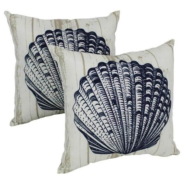 Blazing Needles Oreillers Extérieurs en Polyester Filé CO-JO15-05-S2&44; Tropical - Lot de 2