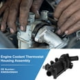 thumbnail image 2 of Conjunto de Carcasa de Termostato de Refrigerante del Motor de Plástico Unique Bargains para FORD KA 1.3 y 1.6 1996-2008 Reemplazo No.XS6E8A586AH 1 Pc, 2 of 7