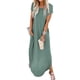 thumbnail image 1 of Vestido largo Jeqeocafy casual de verano de manga corta para mujer, 1 of 6