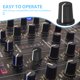 thumbnail image 3 of unbranded 30Ud Perillas De Control Rotatorio De Plástico Para Guitarra Eléctrica Color Negro Precisión Y, 3 of 8