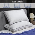 thumbnail image 5 of Juego de 2 almohadas Feather Down Puredown Queen Size, 5 of 5