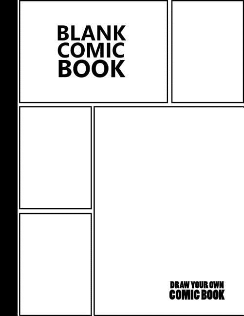 Blank Comic Book Multi Template Edition Draw Create
