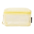 thumbnail image 5 of bestolf Cosmetic Bag Zipper Design Adjustable Size Mesh See-Through Washable Travel Makeup Organizer Storage Pouch (Light Gray ), 5 of 8