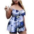 thumbnail image 1 of RKSTN Plus Size Tankini Women 2 Pieces Swimsuits with Shorts Floral Printed Flowy Bathing Suits, 1 of 7