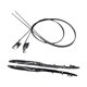 thumbnail image 1 of Kit de cables de vidrio para techo solar, fl3Z-1651071-a de alto rendimiento, accesorios de fácil instalación, reemplazo directo para F250, 1 of 7