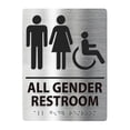 thumbnail image 1 of Letrero de baño, letrero de baño, tablero de señalización, letrero de baño , letrero de inodoro moderno para hombres y mujeres, supermercado, Estilo E, 1 of 8