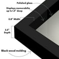 thumbnail image 5 of Americanflat 12" x 16"Shadow Box Frame with Shatter-Resistant Glass - Large Shadow Box Display Case for Tabletop and Wall Display - Black, 5 of 8