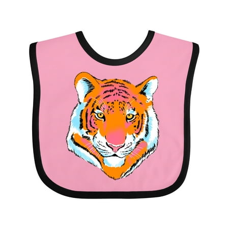 

Inktastic Tiger Head Gift Baby Boy or Baby Girl Bib