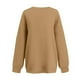 thumbnail image 5 of Camisetas de talla grande,Blusa de mujer con degradado, manga larga, bolsillos, cuello redondo, informal, suave, para estar en casa, sopatenor, 5 of 8