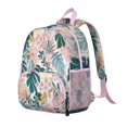 thumbnail image 4 of Floral and Leopard Print Students Backpack - Rustic Country Style with Bright Boho Sunflower and Butterfly Illustration, Lightweight and Durable for School, 4 of 4