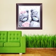 thumbnail image 4 of Cuadros Decorativos DIY 5D diamante bordado pintura amante oso punto de cruz artesanía decoración del hogar DQrwqpou Nuevos Originales, 4 of 6