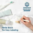 thumbnail image 3 of czcpp-- 3" X 5" Plastic Zip Bags With Writable White Block (1000 Count) 2 Mil Small Reclosable Bags for Jewelry, Buttons, Bolts, 3 of 4
