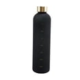 thumbnail image 3 of Botella De Agua Motivacional Sunnimix 1000ml Plástico Esmerilado Negro, 3 of 8