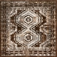 thumbnail image 2 of Rugs.com Charlotte Collection Rug – 5 Ft Square Brown Low-Pile Rug Perfect For Living Rooms, Kitchens, Entryways, 2 of 8