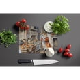 thumbnail image 3 of Corgi Fall Kitchen Pumpkins Glass Cutting Board Large 12 in x 15 in, 3 of 5