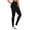 Black, variant on Thermal Fleece Lined Leggings Women High Waisted Winter Yoga Pants with Side Pockets