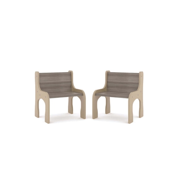 Little Corner Activity Chairs - 6 Inch - Pack of 2 - Kids Seating for Classroom, Home, and Playroom