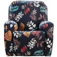 thumbnail image 2 of Ensemble de 4 Housse de Fauteuil Inclinable Haute Élasticité 1siège Canapé Souple Housse de Fauteuil Inclinable Imprimé Housse de Protection de Meubles, 2 of 10