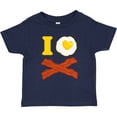 thumbnail image 3 of Inktastic I Love Bacon and Eggs Boys or Girls Toddler T-Shirt, 3 of 5