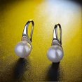 thumbnail image 4 of Pearl Earrings for Women,925 Sterling Silver Hook Earrings, 4 of 5